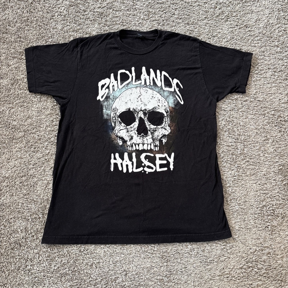 Halsey Shirt Womens Band Tee T Short Sleeve Music Badlands Modified Large L